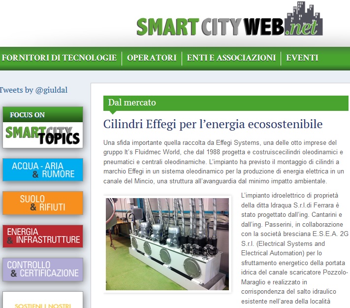 articolo giornale diga